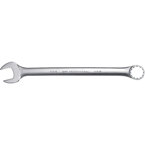 Combination Wrench, 12 Point, 1-3/8", Satin Finish Sidevic Inc.