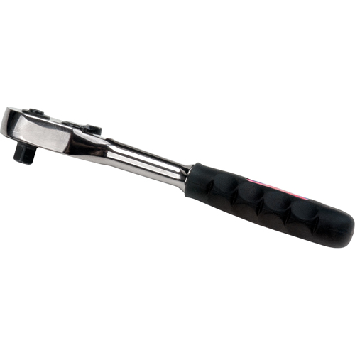 Quick-Release Rubber Grip Ratchet Wrench, 1/4" Drive, Rubber Handle Sidevic Inc.