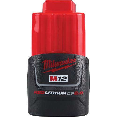 M12 Redlithium 2.0 Battery, Lithium-Ion, 12 V, 2 A Sidevic Inc.