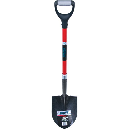 Pelle ronde robuste, Lame Acier au carbone, Fibre de verre, Manche Prise en D Sidevic Inc.