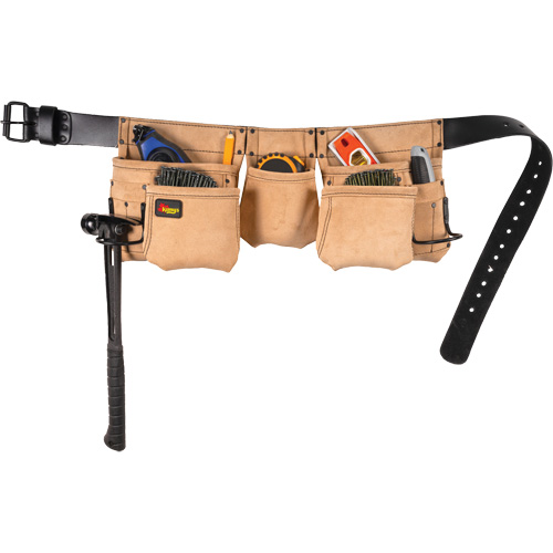 Journeyman Carpenter Aprons, Leather, Tan Sidevic Inc.