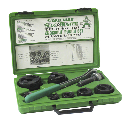 Ensemble de poinçonnage avec cliquet et poinçons SlugBuster Sidevic Inc.