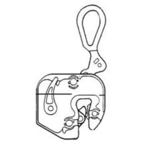 GXL Plate Clamp, 4000 lbs. (2 tons), 1/16" - 7/8" Jaw Opening Sidevic Inc.