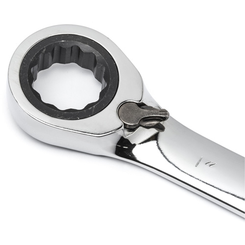 72-Tooth 12 Point Reversible Ratcheting SAE Wrench Set with Tool Roll, Combination, 7 Pieces, Imperial Sidevic Inc.