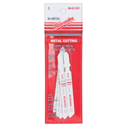 Lame de scie sauteuse, Bim&eacute;tal, Tige en T, 3" lo, 24 dents par pouce Sidevic Inc.
