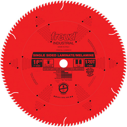 Lames de scie industrielle TCS pour panneaux de particules, 16", 128 dents, Pour Stratifi&eacute; Sidevic Inc.