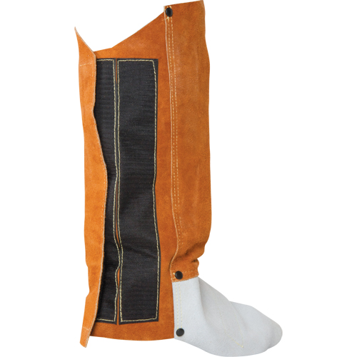 Leather Spats, 14" L, Lava Brown Sidevic Inc.
