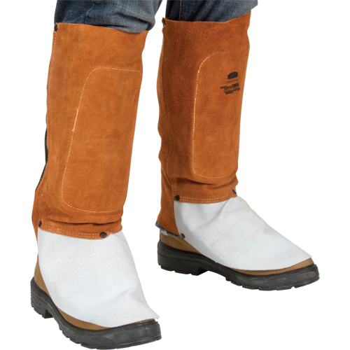 Leather Spats, 14" L, Lava Brown Sidevic Inc.