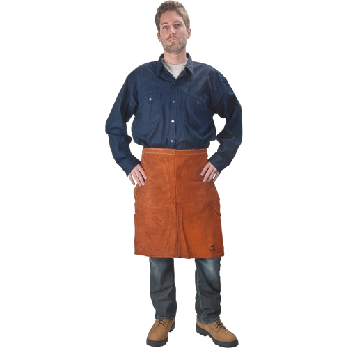 Tablier en cuir, Taille, 24" lo, Lava Brown Sidevic Inc.