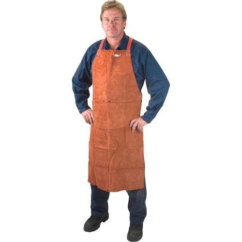 Tablier en cuir, Salopette, 42" lo, Lava Brown Sidevic Inc.