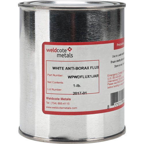 White Antiborax Flux Sidevic Inc.