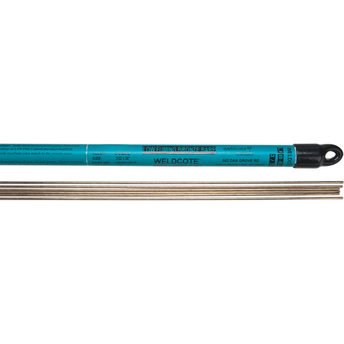 36" Cut Length TIG Rods, 3/32", Low Fuming Bronze-Bare Sidevic Inc.