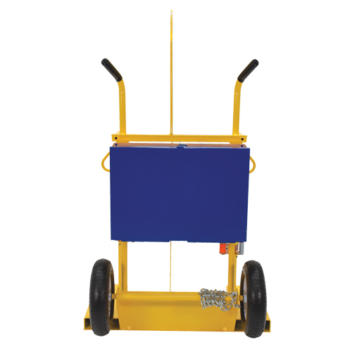 Welding Cylinder Torch Cart, Pneumatic Wheels, 24" W x 19-1/2" L Base, 500 lbs. Sidevic Inc.