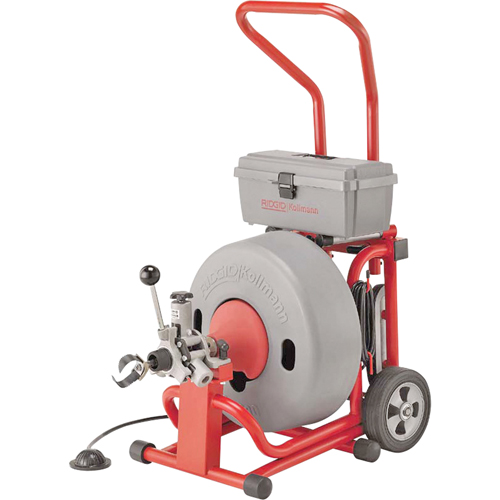 Machine &agrave; tambour no K-6200 avec c&acirc;ble no C-24-IW, &eacute;lectrique, 5/8" x 100' Sidevic Inc.