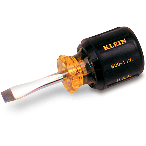 Heavy-Duty Slot Keystone Screwdriver, 3/8", 13-7/16" L, Cushion Grip Handle Sidevic Inc.