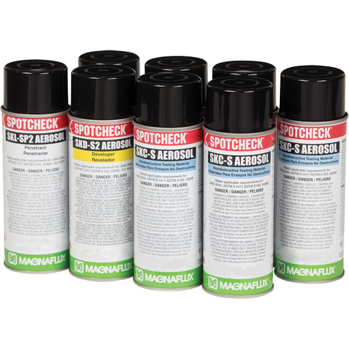 Solvent Removable Visible Penetrant Testing Kits, Kit Sidevic Inc.