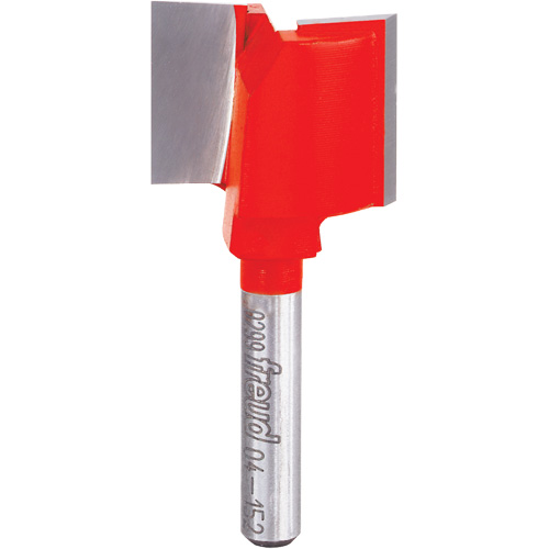 Router Bit - Double Flute Straight Bit, 1" Dia., 3/4" H, 2" L, 1/4" Shank Sidevic Inc.