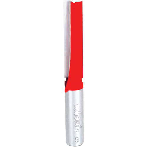 Router Bit - Double Flute Straight Bit, 1/2" Dia., 1-1/4" H, 4-1/8" L, 1/2" Shank Sidevic Inc.