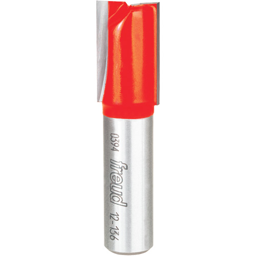 Router Bit - Double Flute Straight Bit, 5/8" Dia., 1-1/2" H, 2-1/2" L, 1/2" Shank Sidevic Inc.