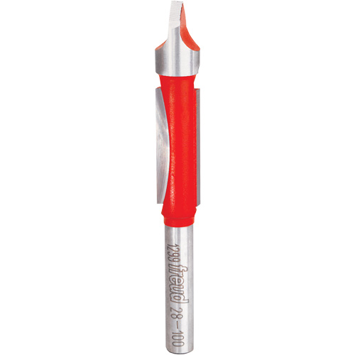 Fraise - foret guide pour panneau, 3/8" dia, 1" ha, 3" lo, 1/4" Manche Sidevic Inc.