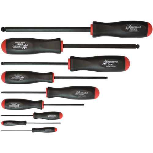 Ball Driver Screwdriver Sets - Metric, 9 Pcs. Sidevic Inc.