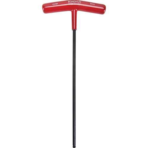 Individual Hex Keys - Metric, Ball End, 5 mm x 9.7" L, T Handle Sidevic Inc.