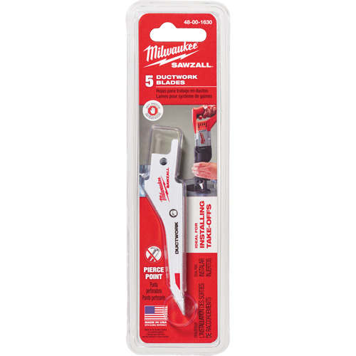 Lames pour gaines et conduits d'air Sawzall Sidevic Inc.