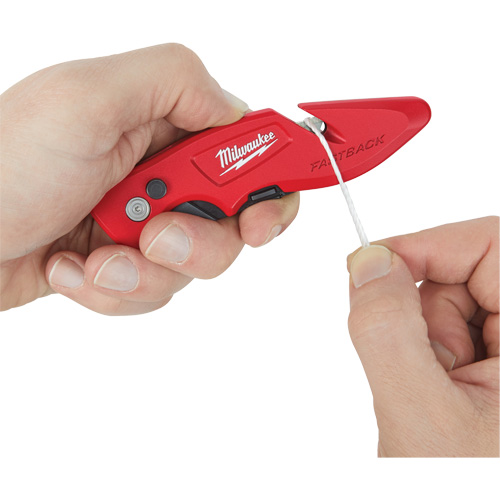 Fastback Flip Utility Knife, 2" Blade, Carbon Steel Blade, Metal Handle Sidevic Inc.