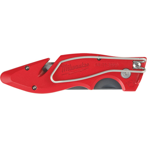 Fastback Flip Utility Knife, 2" Blade, Carbon Steel Blade, Metal Handle Sidevic Inc.