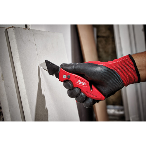 Fastback Flip Utility Knife, 2" Blade, Carbon Steel Blade, Metal Handle Sidevic Inc.