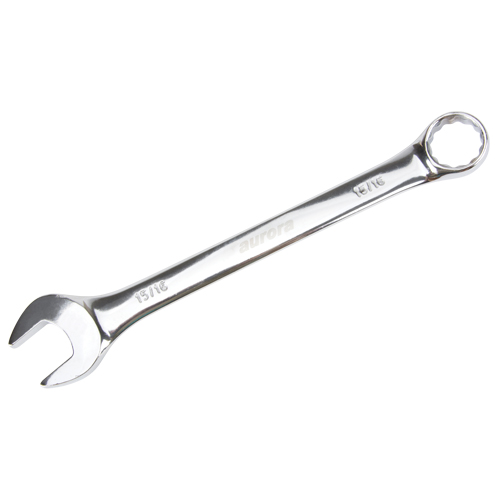 Combination Wrench, 12 Point, 15/16", Chrome Finish Sidevic Inc.