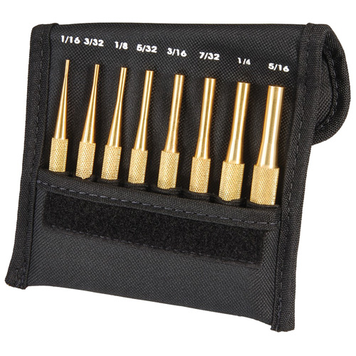 Brass Drive Pin Punch Set, 8 Pieces Sidevic Inc.