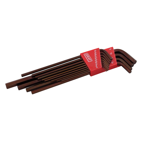 Extra Long Arm Hex Key Set, 13 Pcs., Imperial Sidevic Inc.