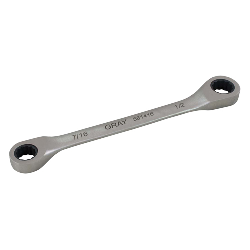 Cl&eacute; &agrave; cliquet polygonale double pour engrenage, 12 pans, 5/16" x 3/8", Fini Ordinaire Sidevic Inc.