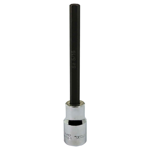 Socket, Hex, 5/16" x 5" L, 1/2" Square Drive Drive Sidevic Inc.