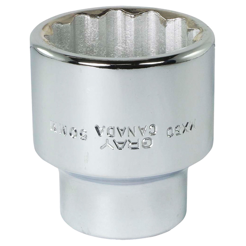 Socket, 50 mm, 1" Drive, 12 Points Sidevic Inc.