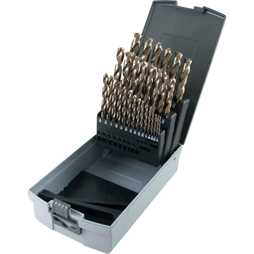 Drill Bit Set, 29 Pieces, High Speed Cobalt Sidevic Inc.