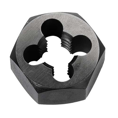 Hex Rethreading Die Nut, 1"/1-1/4" Dia., 1/4"-18 Thread, Carbon Steel/Chromium Steel Sidevic Inc.