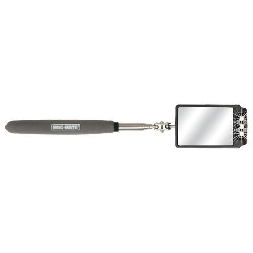 Inspection Mirror, Rectangular, 2-3/4" L x 1-7/8" W, Telescopic Sidevic Inc.