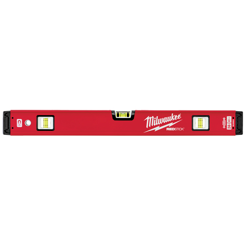 Redstick Level, Box, 2' L, Steel, 3, Magnetic Sidevic Inc.