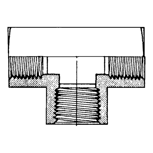 Raccord En T&eacute; Femelle, Laiton, 1/8" Sidevic Inc.