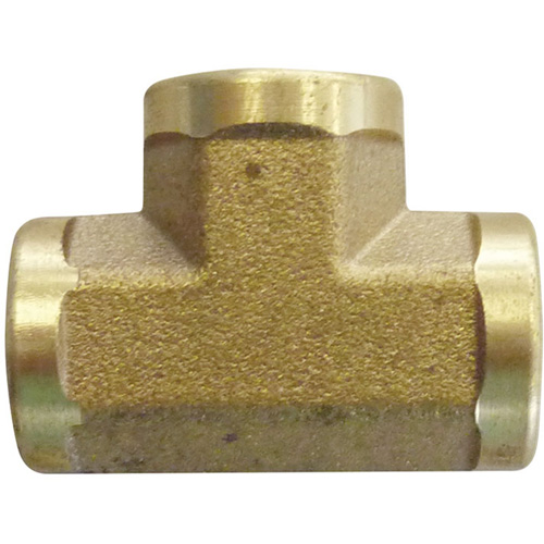 Raccord en T femelle, Laiton, 3/8" Sidevic Inc.