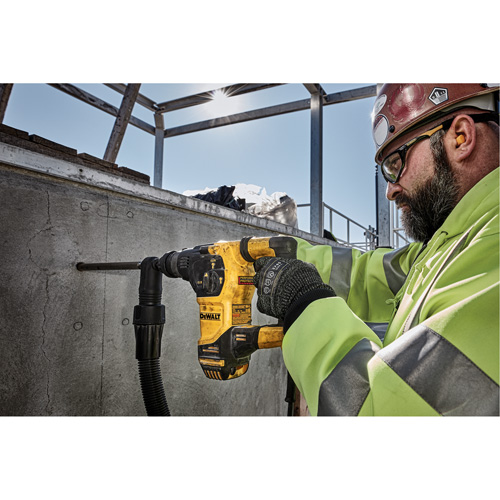 Marteau rotatif SDS Plus en forme de L, 3/16" - 7/8", 8,5 A, 0-5200 coups/min Coups/min, 0-1150 tr/min Tr/min, 2,58 lb-pi Sidevic Inc.