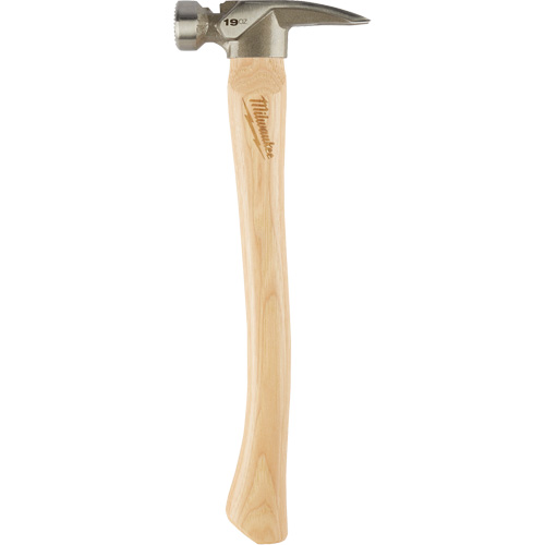Milled Face Framing Hammer, 19 oz., Wood Handle, 16" L Sidevic Inc.