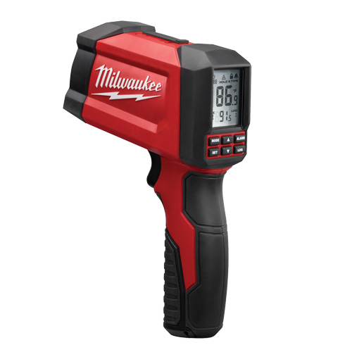 Infrared/Contact Temp-Gun Thermometer, -40°- 1472°F ( -40°-800°C ), 30:1, Adjustable Emmissivity Sidevic Inc.