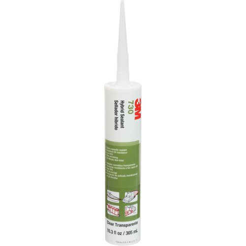 Mastic hybride 730, 305 ml, Cartouche, Transparent Sidevic Inc.