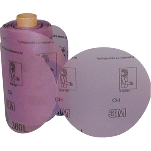 Stikit Film Disc Roll 360L, 6" Dia., P800 Grit, Aluminum Oxide Sidevic Inc.