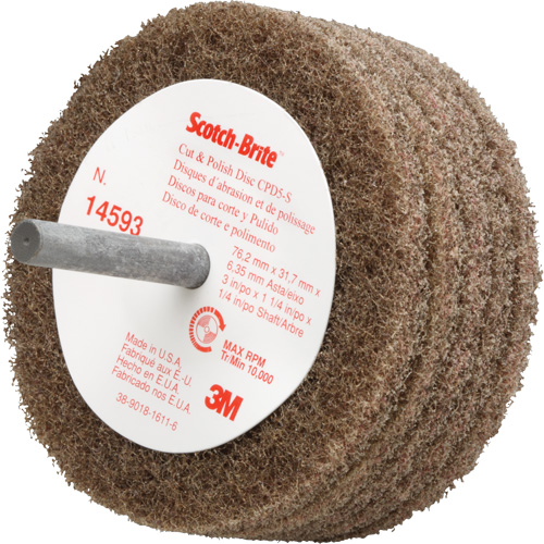 Disque de tronçonnage et de polissage Scotch-Brite, 3" dia. Sidevic Inc.