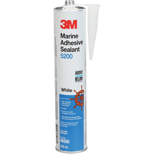 Marine Adhesive Sealant 5200, 378 ml, White Sidevic Inc.