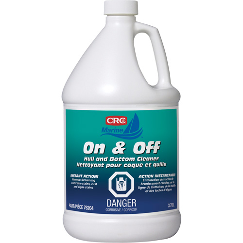 Nettoyant pour coques et parois inf&eacute;rieures de bateaux On & Off, 3,78 L, Cruche Sidevic Inc.
